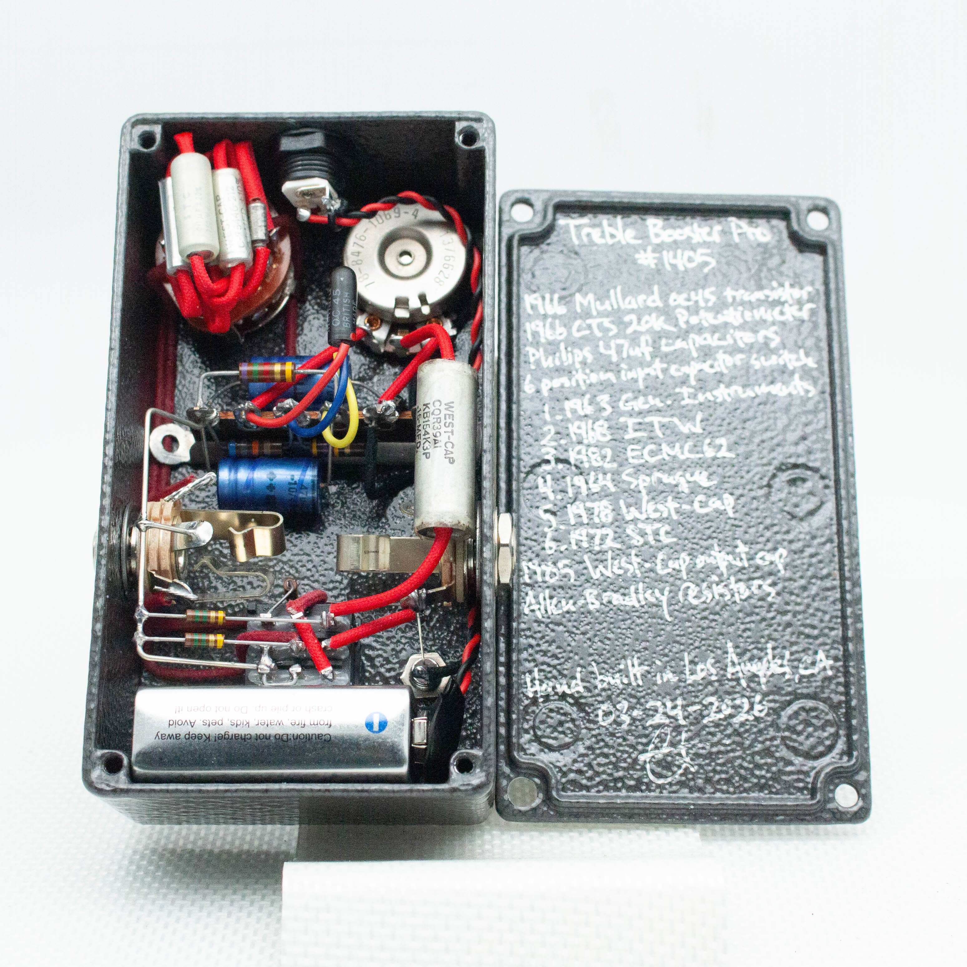 Two knob Treble booster Professional: エフェクター｜三木楽器公式