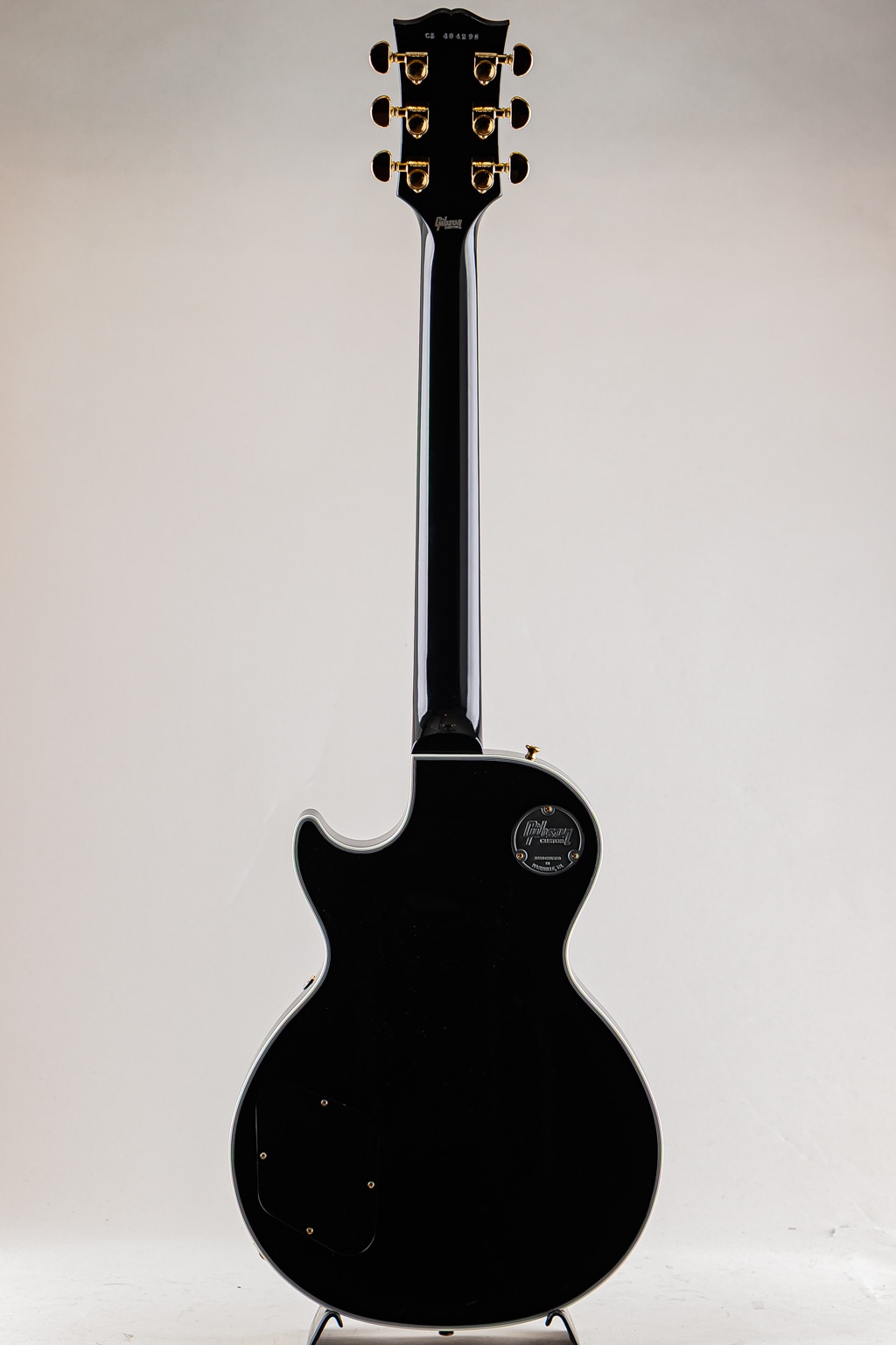 Les Paul Custom Ebony Exposed Zebra PUs Gloss【S/N:CS404298】