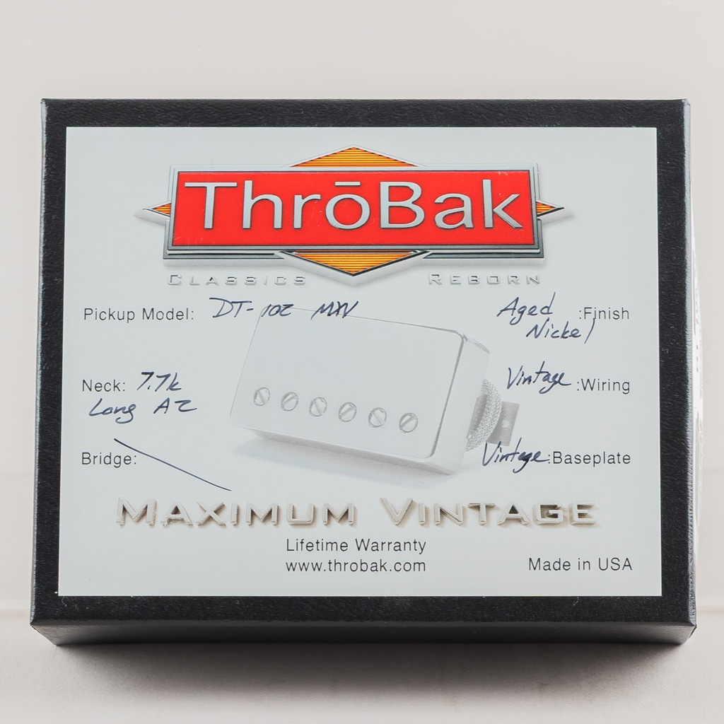 DT-102 MXV "Neck" Aged Nickel 7.7k long A2