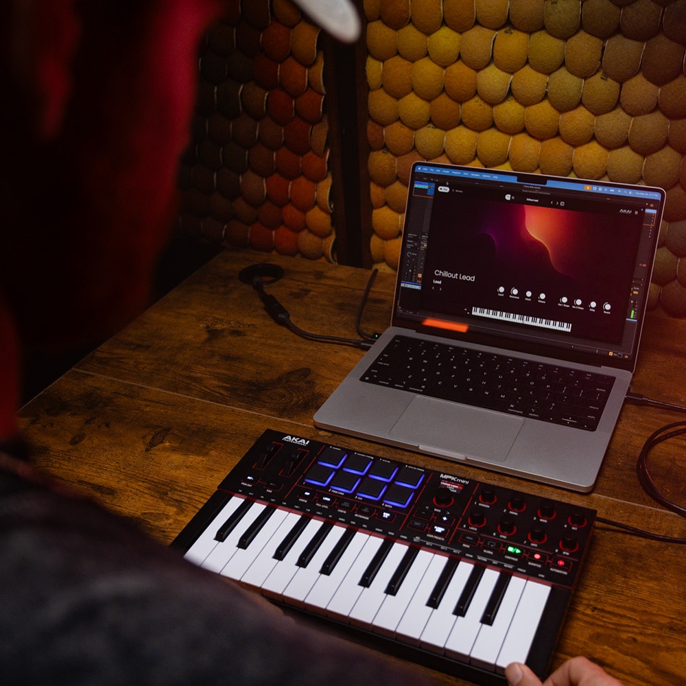 AKAI アカイ MPK mini 4 Black ブラック 25鍵 MIDIキーボード MIDIコントローラー PAD付き ブラック DZONE