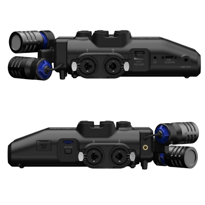 ZOOM H6studio ハンディレコーダー 超低ノイズプリアンプ4基と19.4mmの大口径XYステレオマイクを搭載、スタジオ品質32bitフロート対応 《3年延長保証(ユーザー登録)》