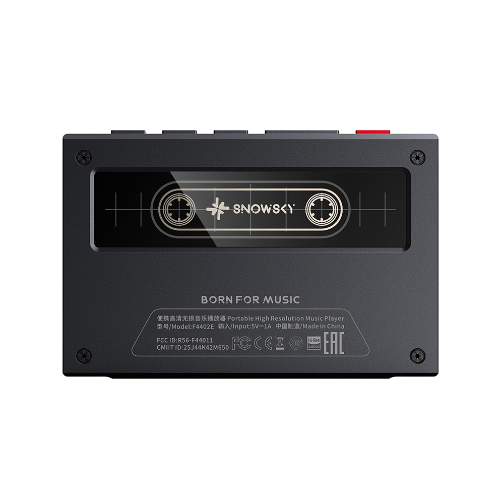 FIIO デジタルオーディオプレーヤー Snowsky ECHO ブラック (FIO-SSECHO-B) 《ロゴ入りクロスプレゼント》 ブラック DZONE