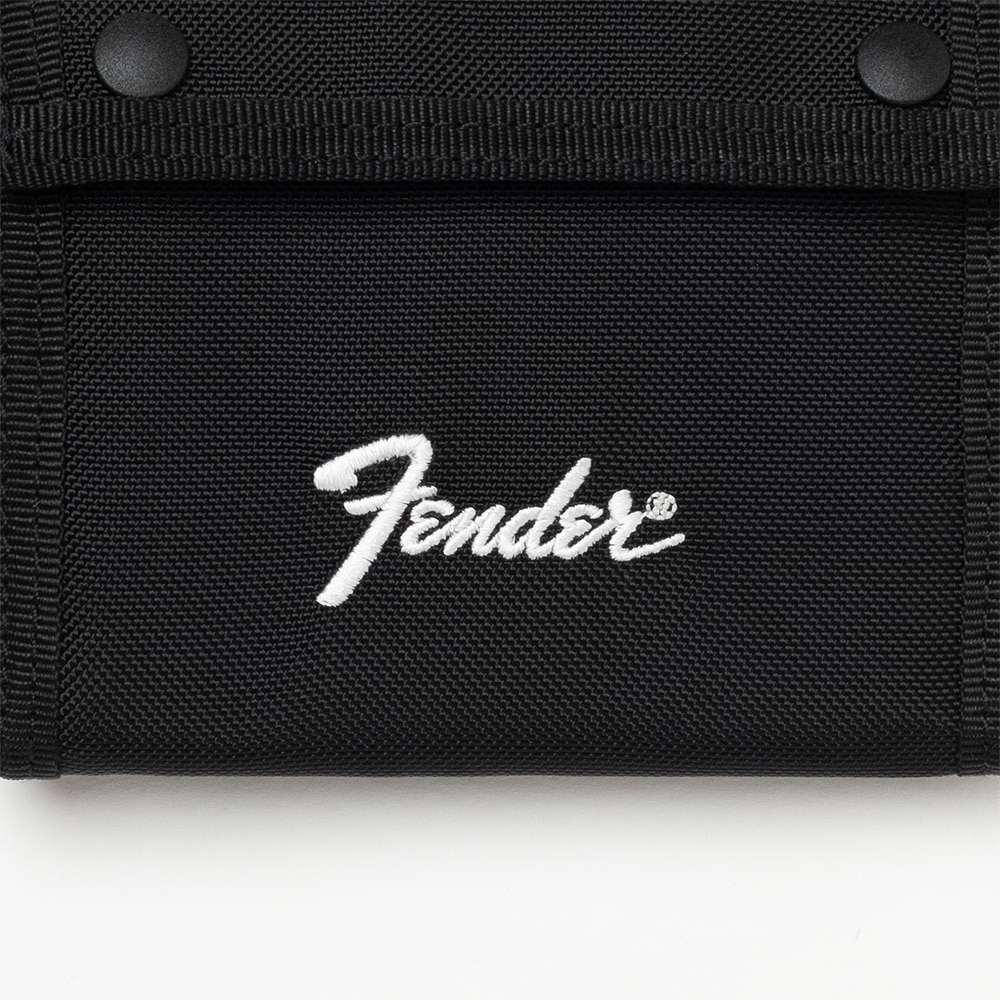 Fender フェンダー 950-6070 (ブラック) 三つ折り財布 ナイロン ブラック DZONE