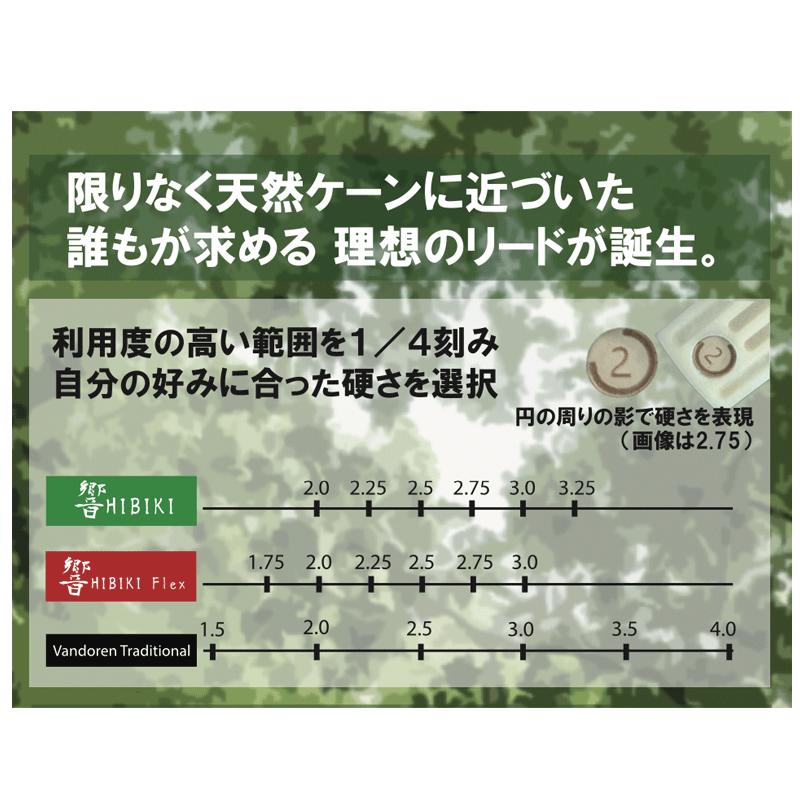 FORESTONE フォレストーン アルトサックス用リード 響 flex HIBIKI Flex 硬さ:2.0 FSHBF2 【ゆうパケット便】