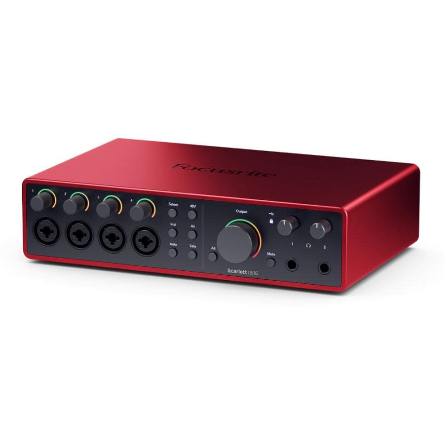 Focusrite オーディオ インターフェイス Scarlett 18i16 4th Gen フォーカスライト DTM