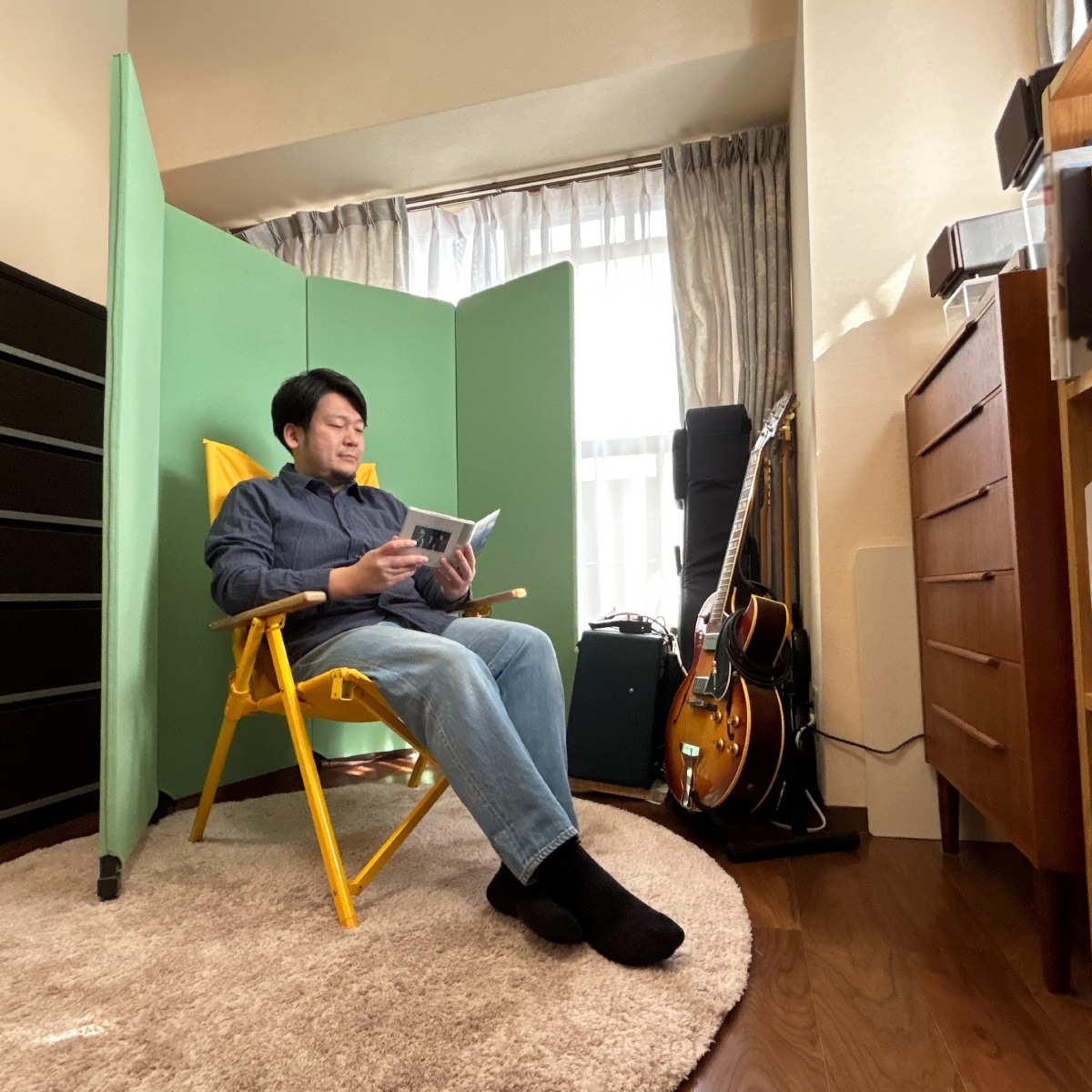 林製作所 オーディオルームパネル GP-04 グリーン【4連セット】 吸音 パーティション 【沖縄・離島配送不可】【組み立て式】【メーカー直送品】 グリーン【4連セット】 DZONE