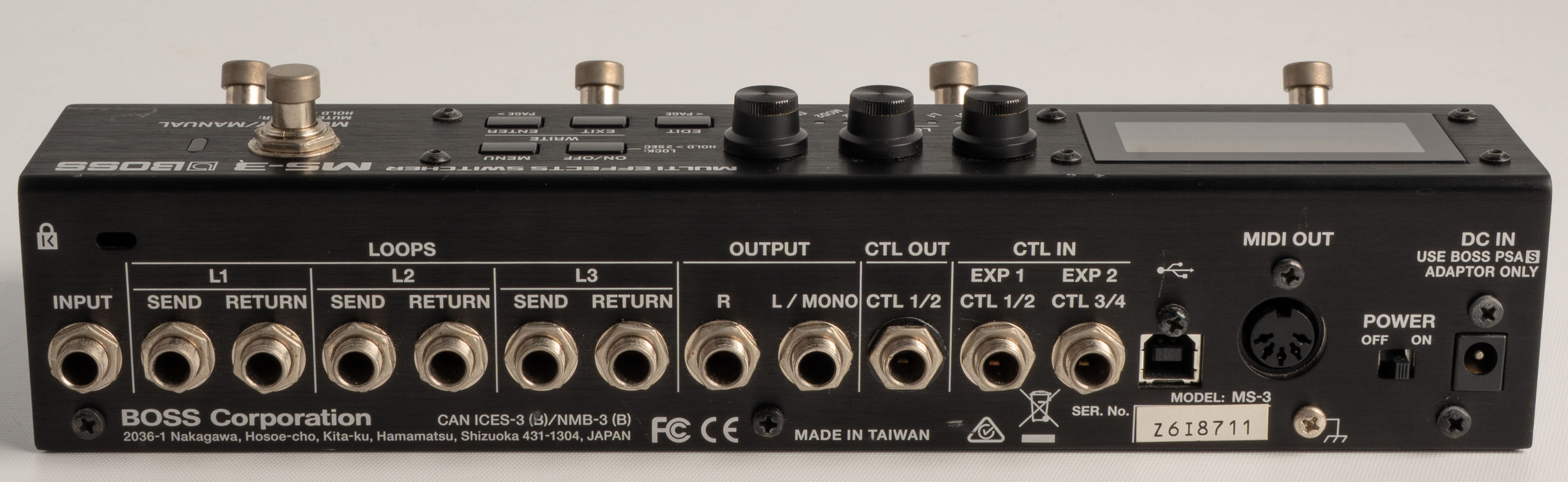 MS-3 / Multi Effects Switcher: エフェクター｜三木楽器公式通販サイト