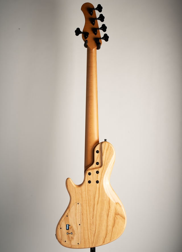 Master Built 24-Fret Singlecut Bass Cocobolo Top
