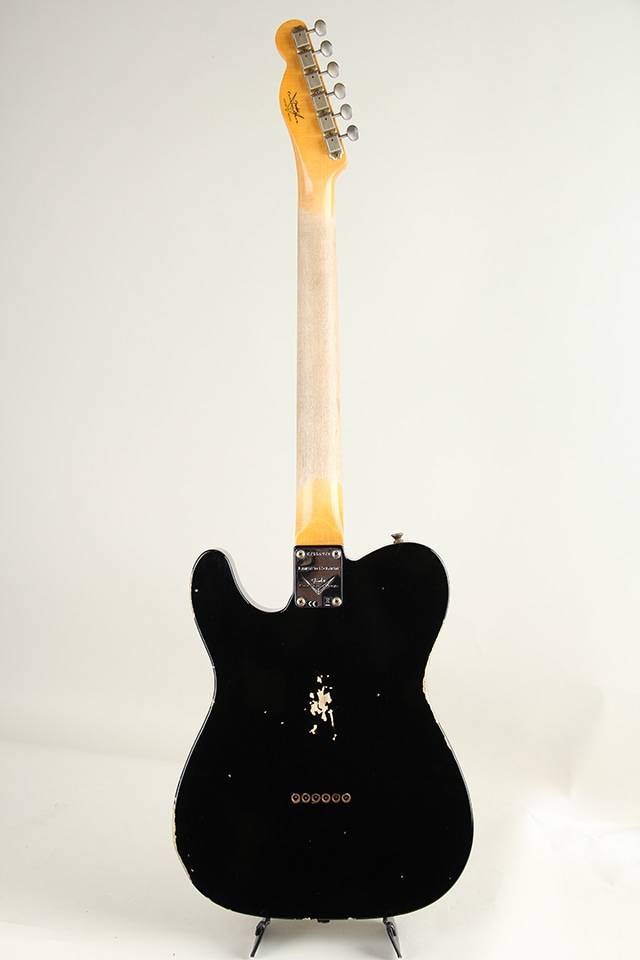 Custom P-90 Thinline Telecaster Relic / Aged Black 2021