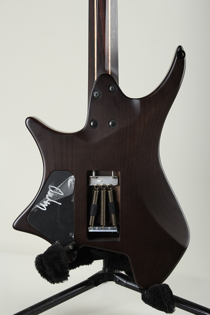 Boden J6 Custom Tremolo Spalted Maple Top Rosewood Neck Trans Black 2021
