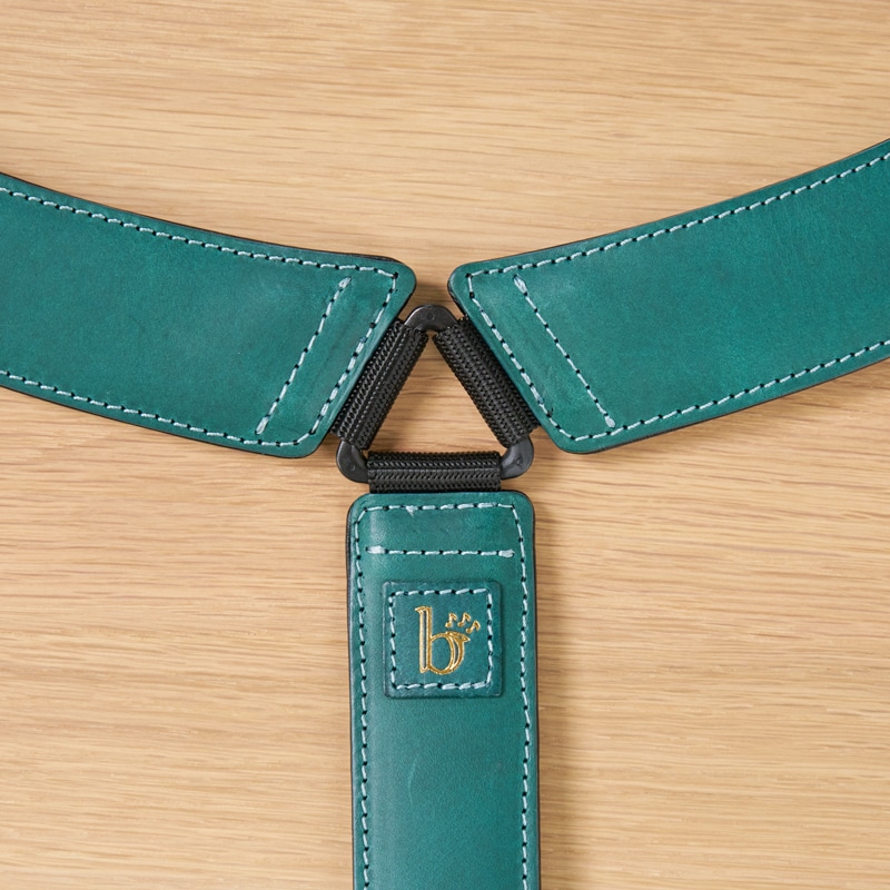 ブレステイキングサックスストラップ三木楽器200周年限定カラー【オーシャンブルー×ブラック Mサイズ】 ブラック M Wind Forest