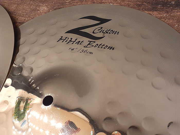 【展示特価品20%OFF】Z Custom 14" Hihats 1,000g,1,322g