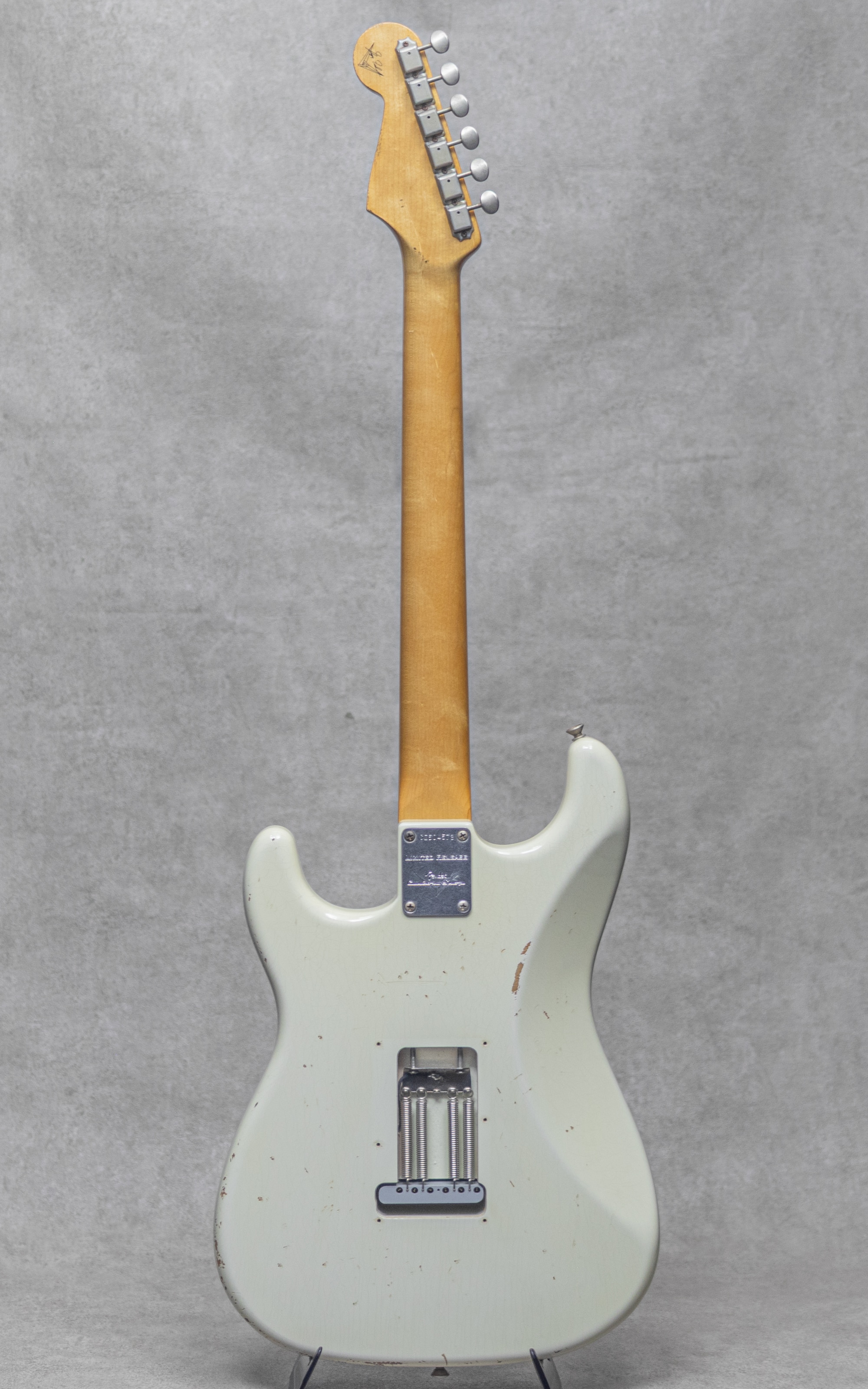 MBS LTD 1960 Stratocaster Relic Brazilian Rosewood FB Olympic White Built by Greg Fessler / 2006
