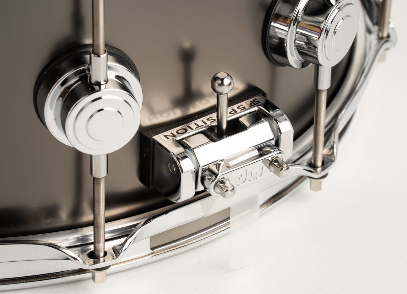 DRVD6514SVCBK Collector's Metal Snare / Satin Black Over Brass