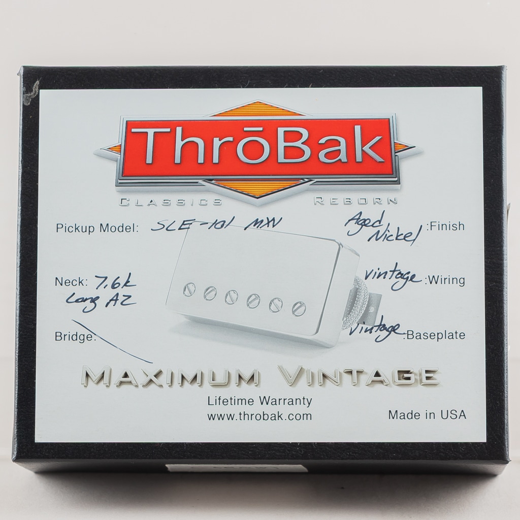 SLE-101 MXV Neck Cream ~Aged Nickel 7.6k long A2~