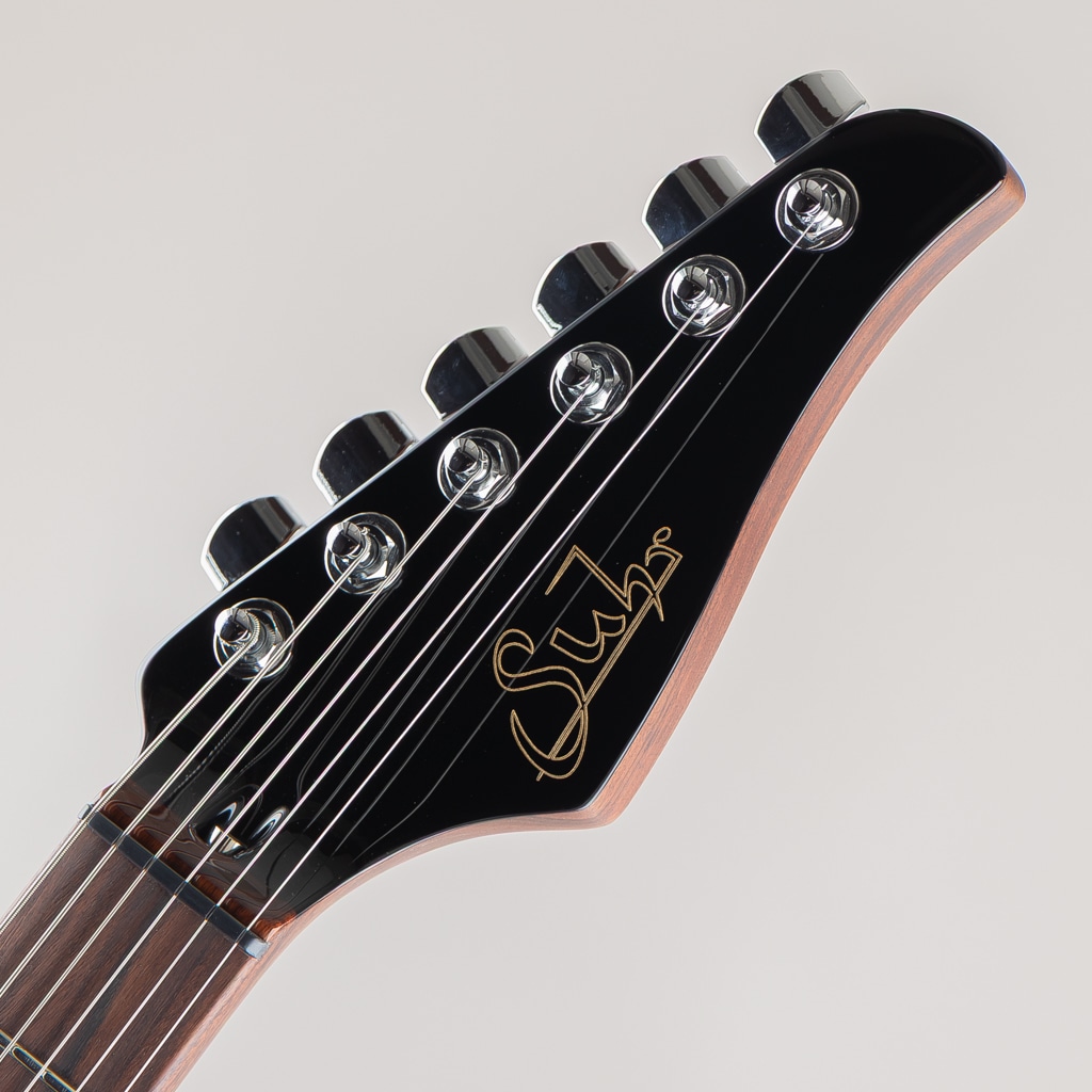 Custom Modern Carve Top Burl Maple Top Natural Burst w/Alder Body/Pau Ferro Neck
