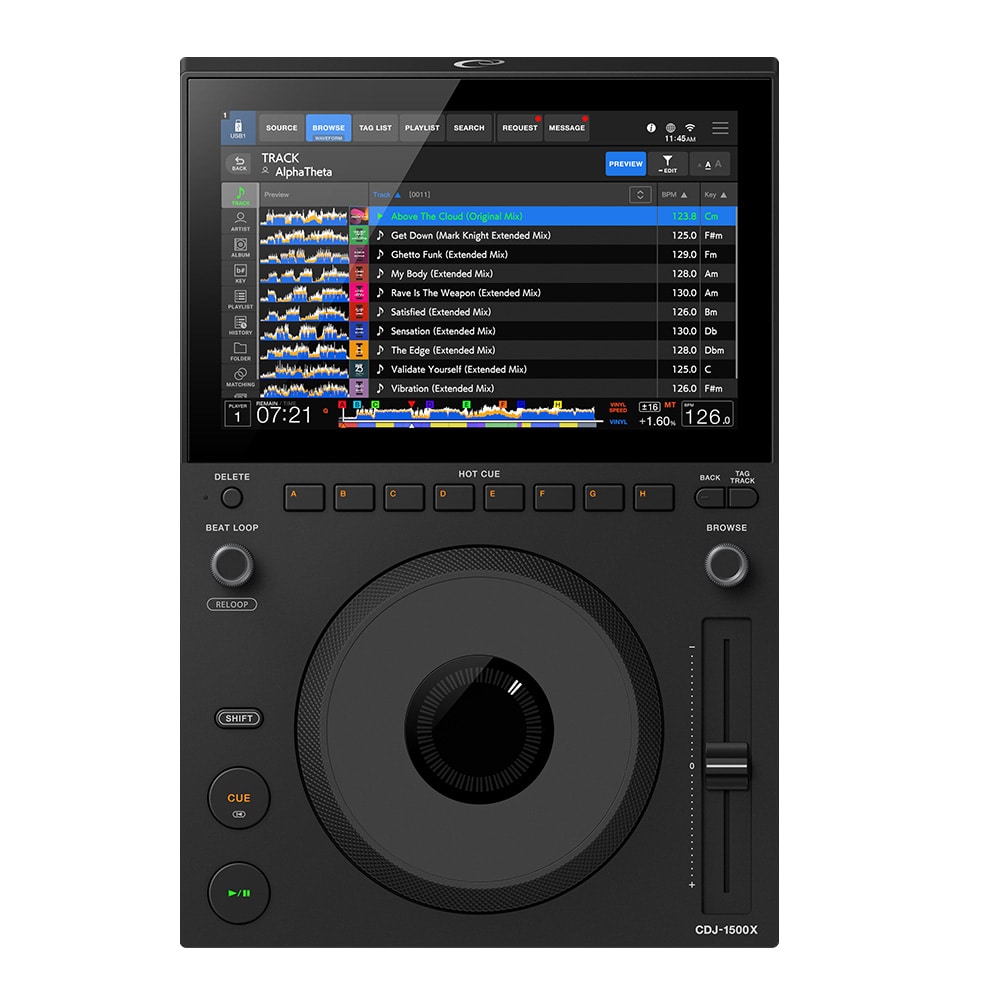 《7/29発売》 AlphaTheta DJマルチプレーヤー CDJ-1500X