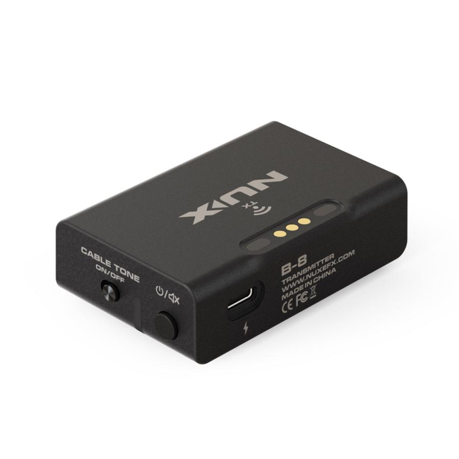 LAST 1台》 NUX B-8 2.4GHz ギター/ベース用ワイヤレスシステム ペダル