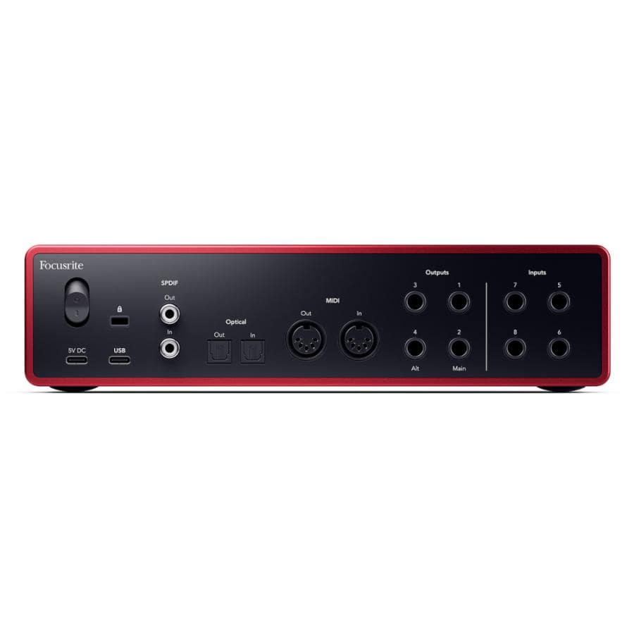 Focusrite オーディオ インターフェイス Scarlett 18i16 4th Gen フォーカスライト DTM