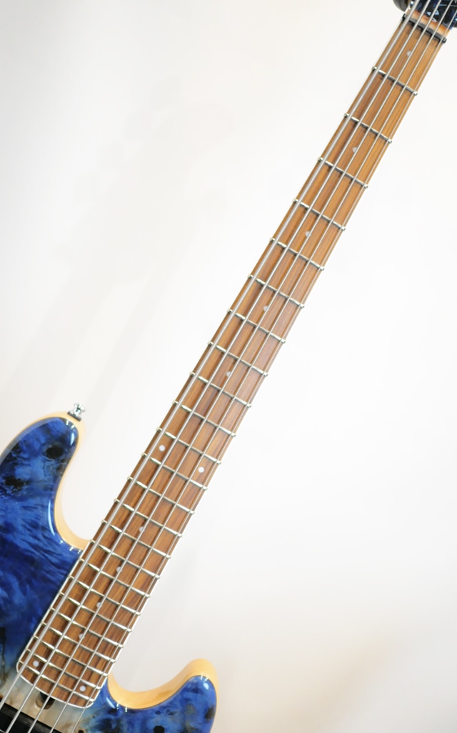 Jabba Custom 5st / Eye Poplar AAAA Top / Trans Natural Fade Bule Burst