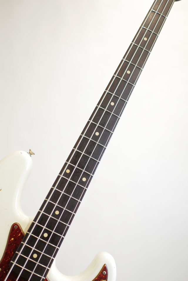 LTD Namm 1960 Jazz Bass Relic Aged Olympic White 2017