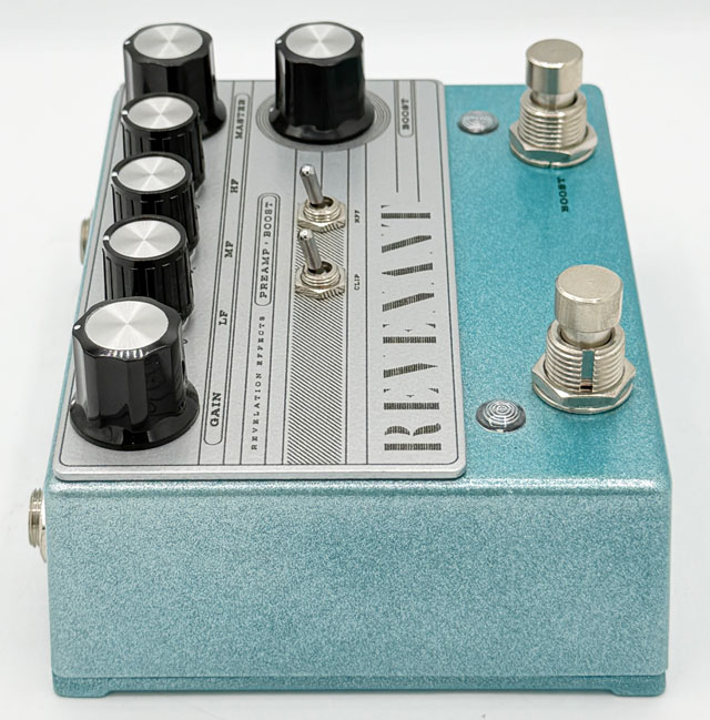 REVENANT Preamp-Boost V1.2 -Teal Sparkle with Silver face plate- (Limited)