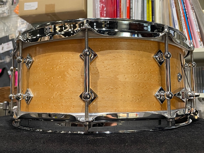 【中古品】Birdseye Maple Snare Drum Solid Shell 14"×5.5"