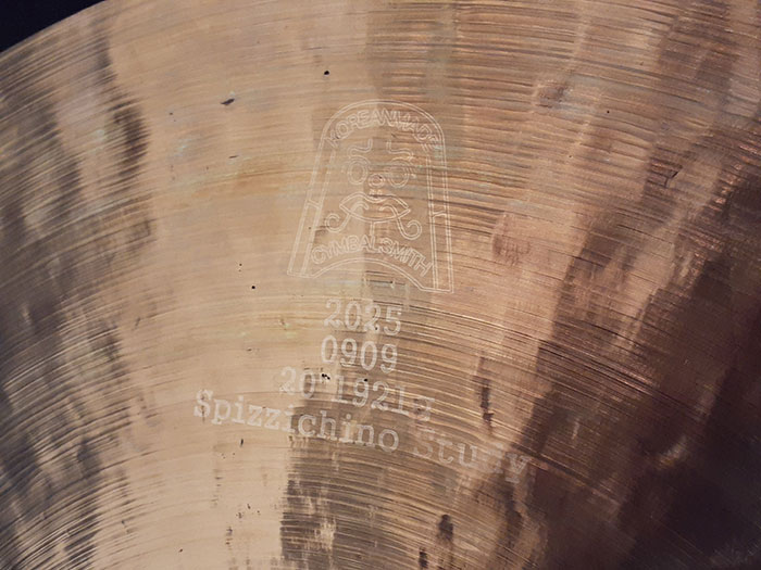 【現地選定買付シンバル】Spizzichino Study Model 20" Ride 1,921g