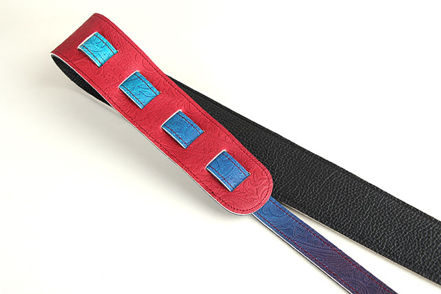 【Special Edition】G-Premium Paisley Slim Blue Red Fade