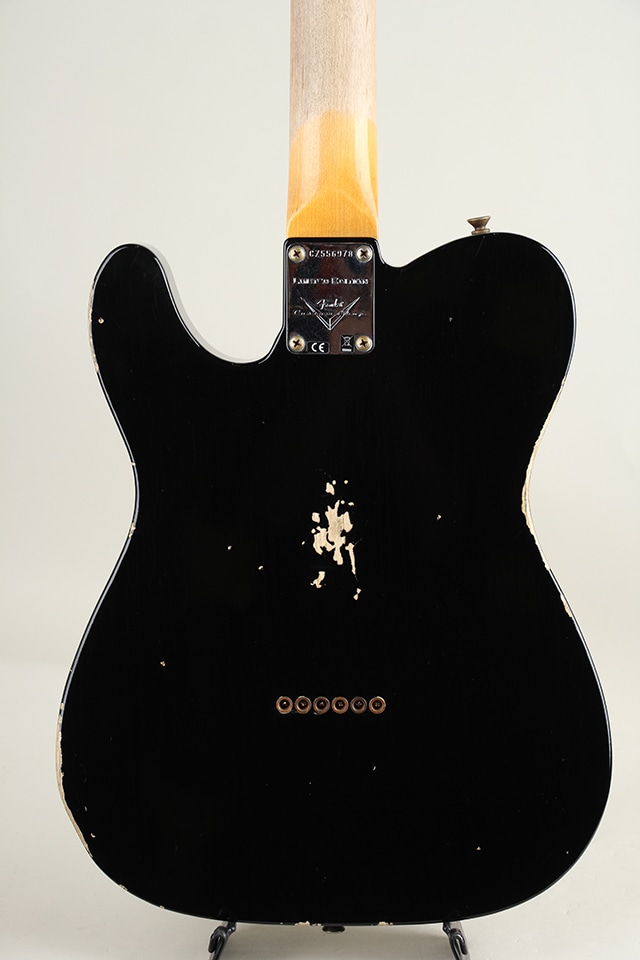 Custom P-90 Thinline Telecaster Relic / Aged Black 2021