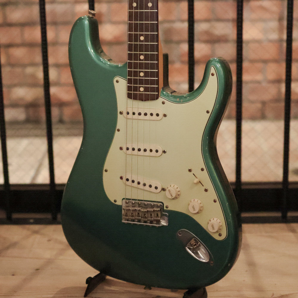 MBS LTD 1960 Stratocaster Relic Brazilian Rosewood FB Sherwood Green Metallic Built by John English / 2006