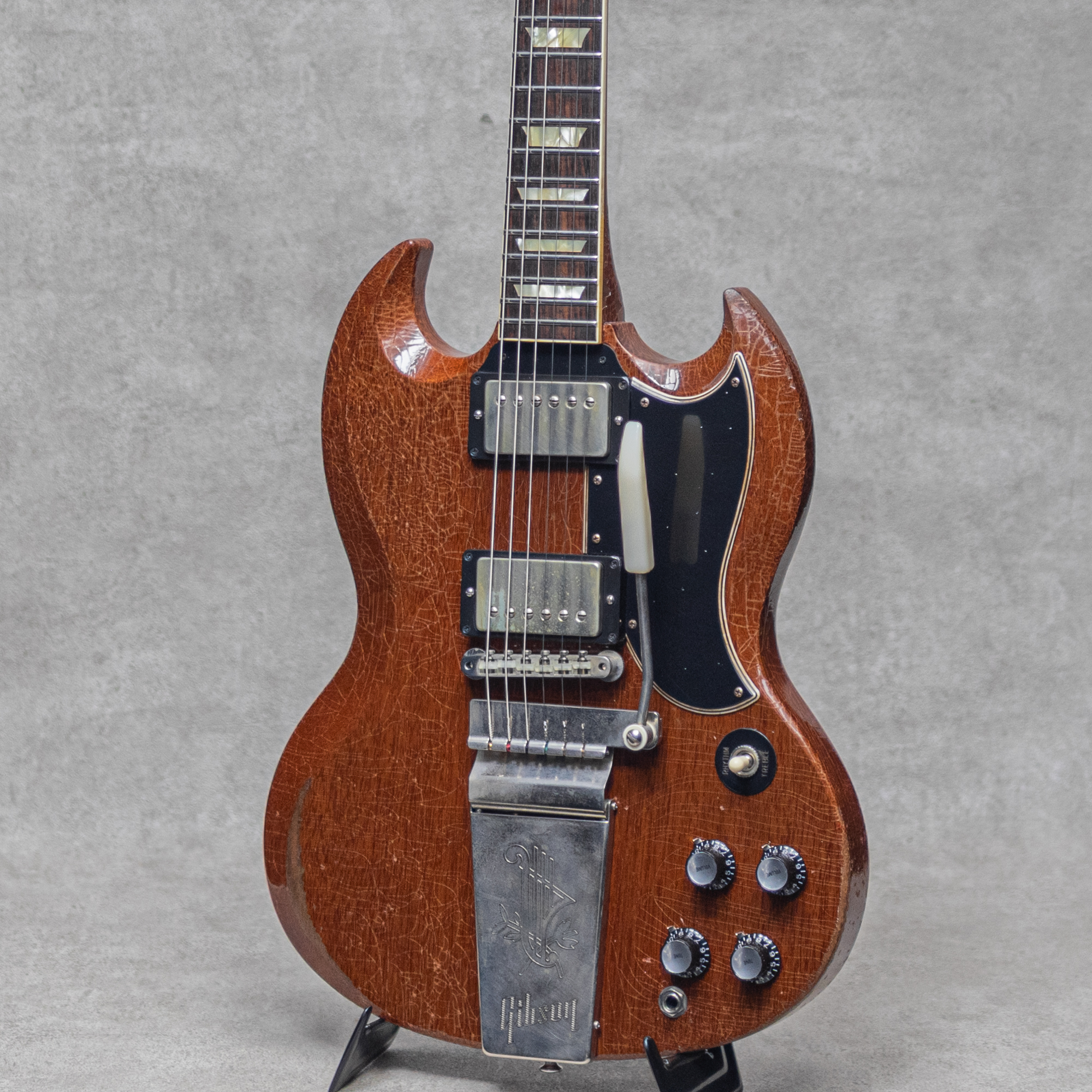 Murphy Lab 1964 SG Standard With Maestro Vibrola Faded Cherry Heavy Aged / 2022
