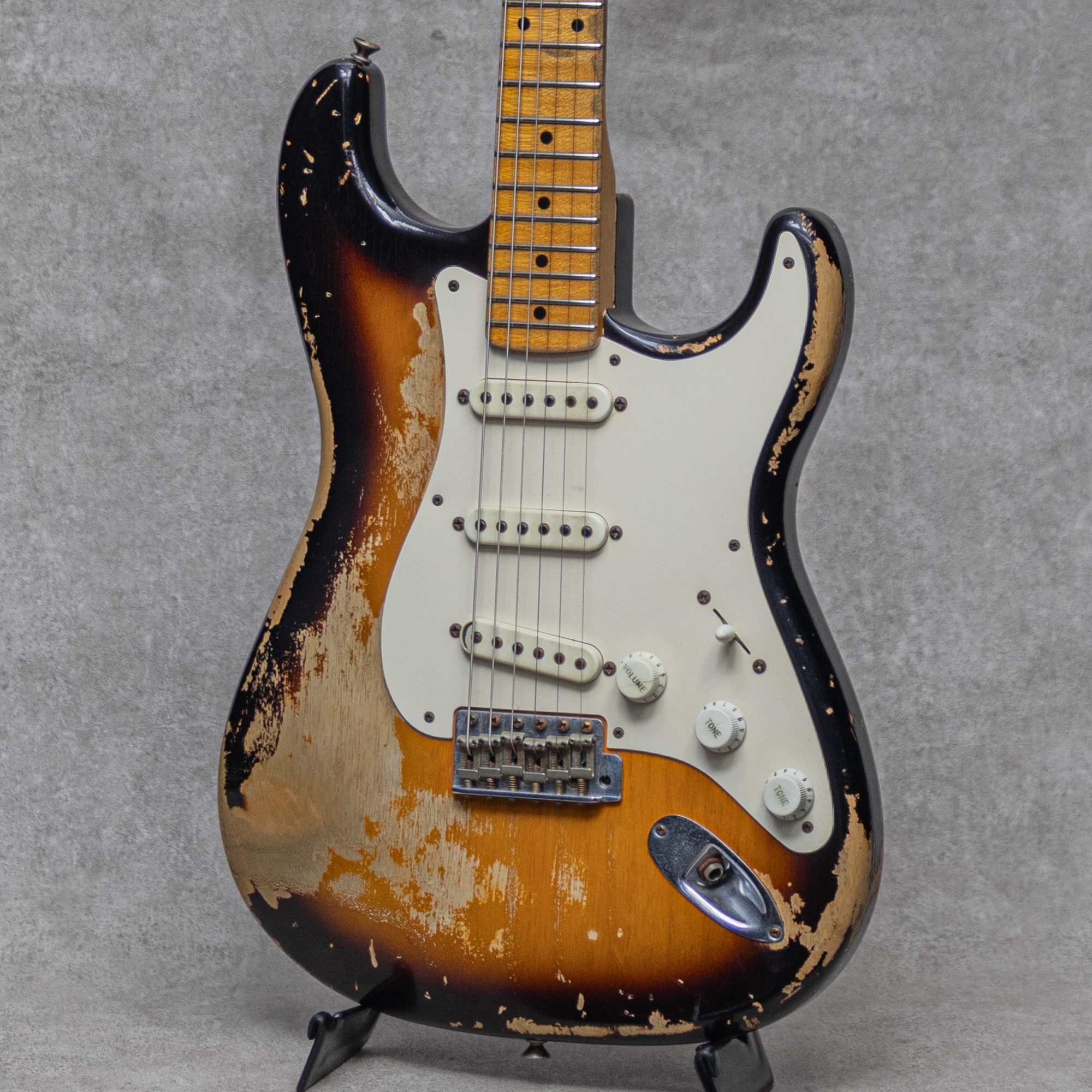 MBS 1954 Stratocaster Heavy Relic 2 Color Sunburst Built by Dennis Galuszka / 2014