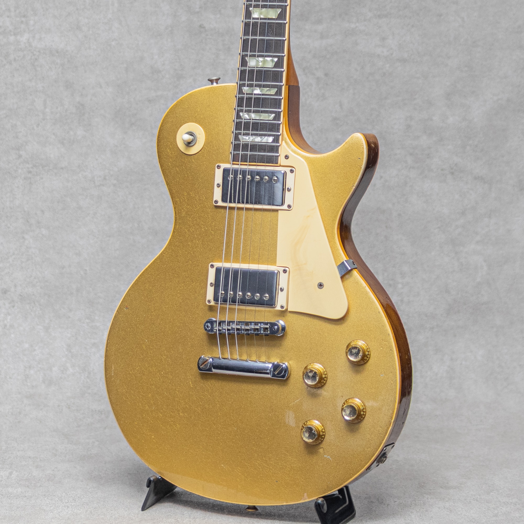 国産？ 詳細不明 良質 レスポールタイプ ゴールドトップ ディープジョイント Epiphone Japan レスポールゴールドトップ(改 ディープ