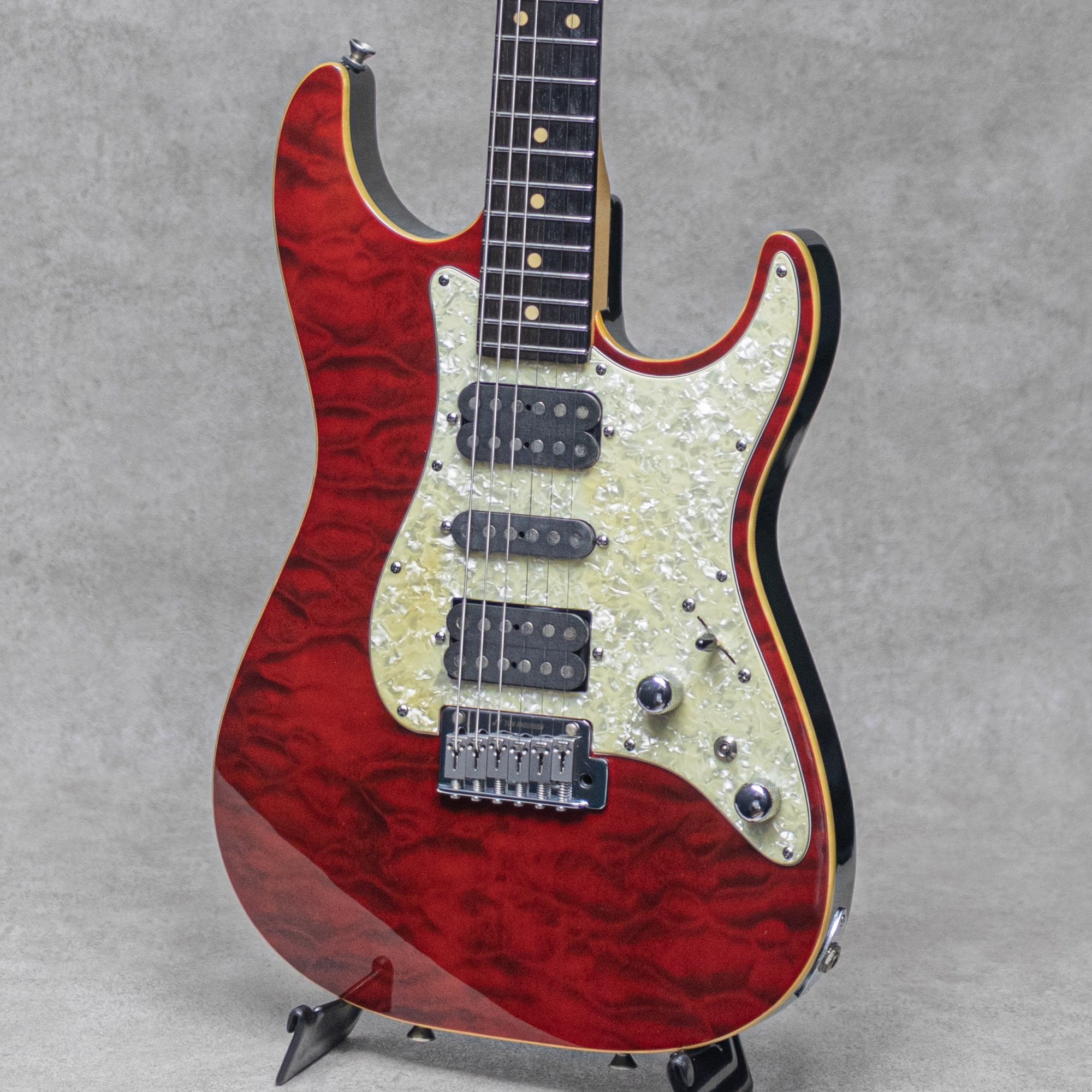 Hollow Drop Top Classic Cajun Red with Binding / 2005