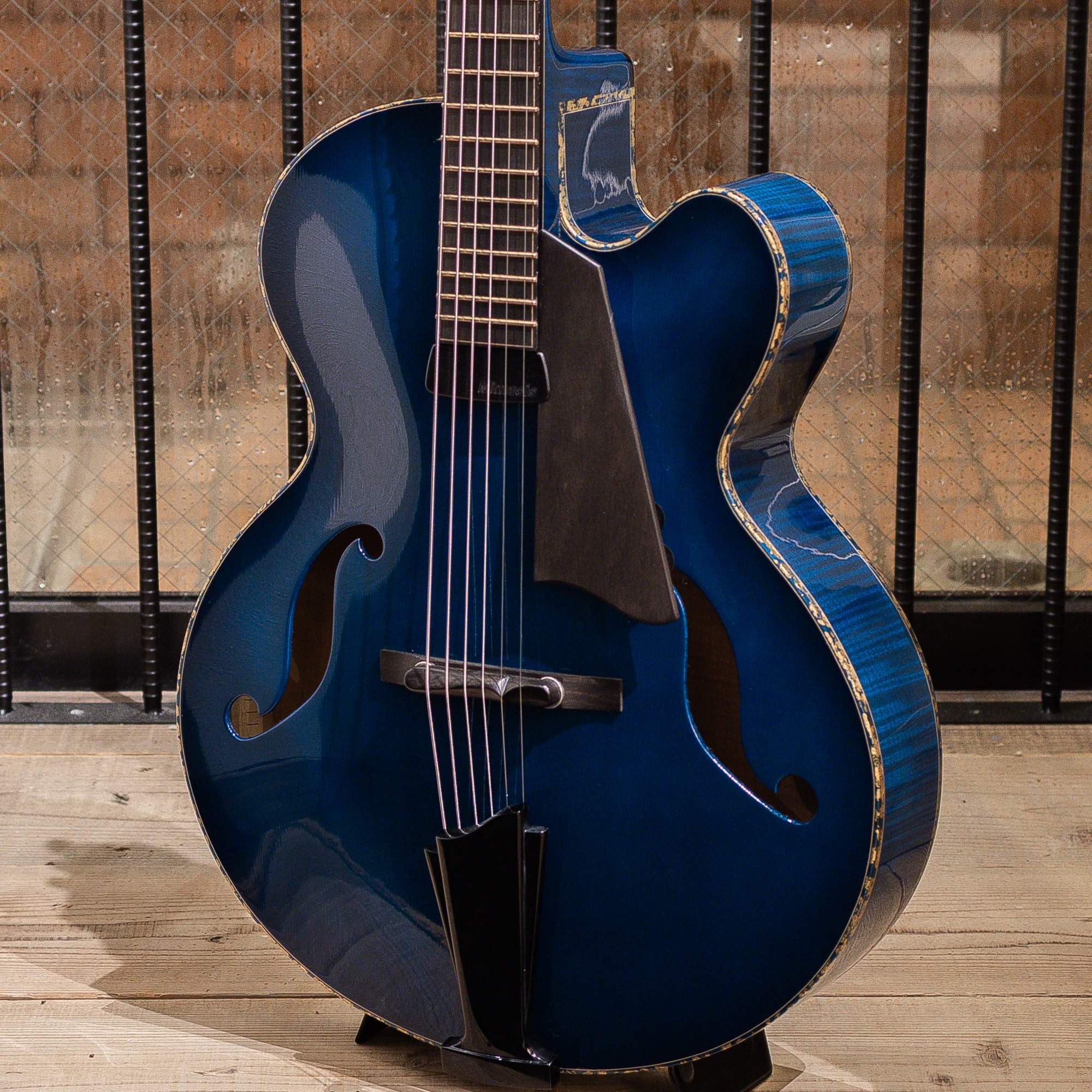 16" Archtop "Blue Gold Leaf"