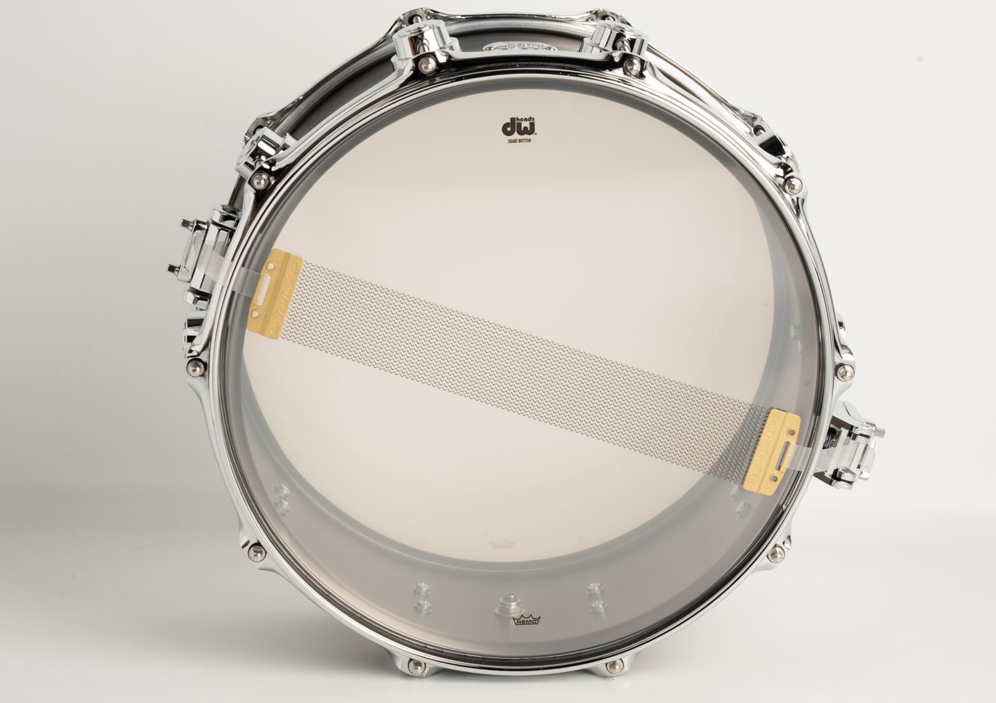 DRVD6514SVCBK Collector's Metal Snare / Satin Black Over Brass