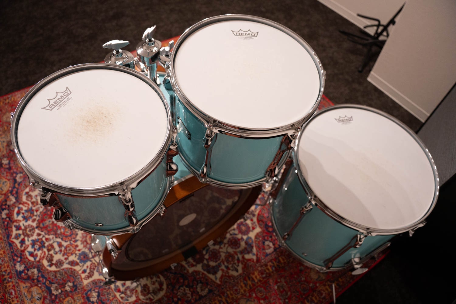 Recording Custom 22" 10" 12" 16" Drum Kit Surf Green / RBB2216 / RBP6F3 SFG