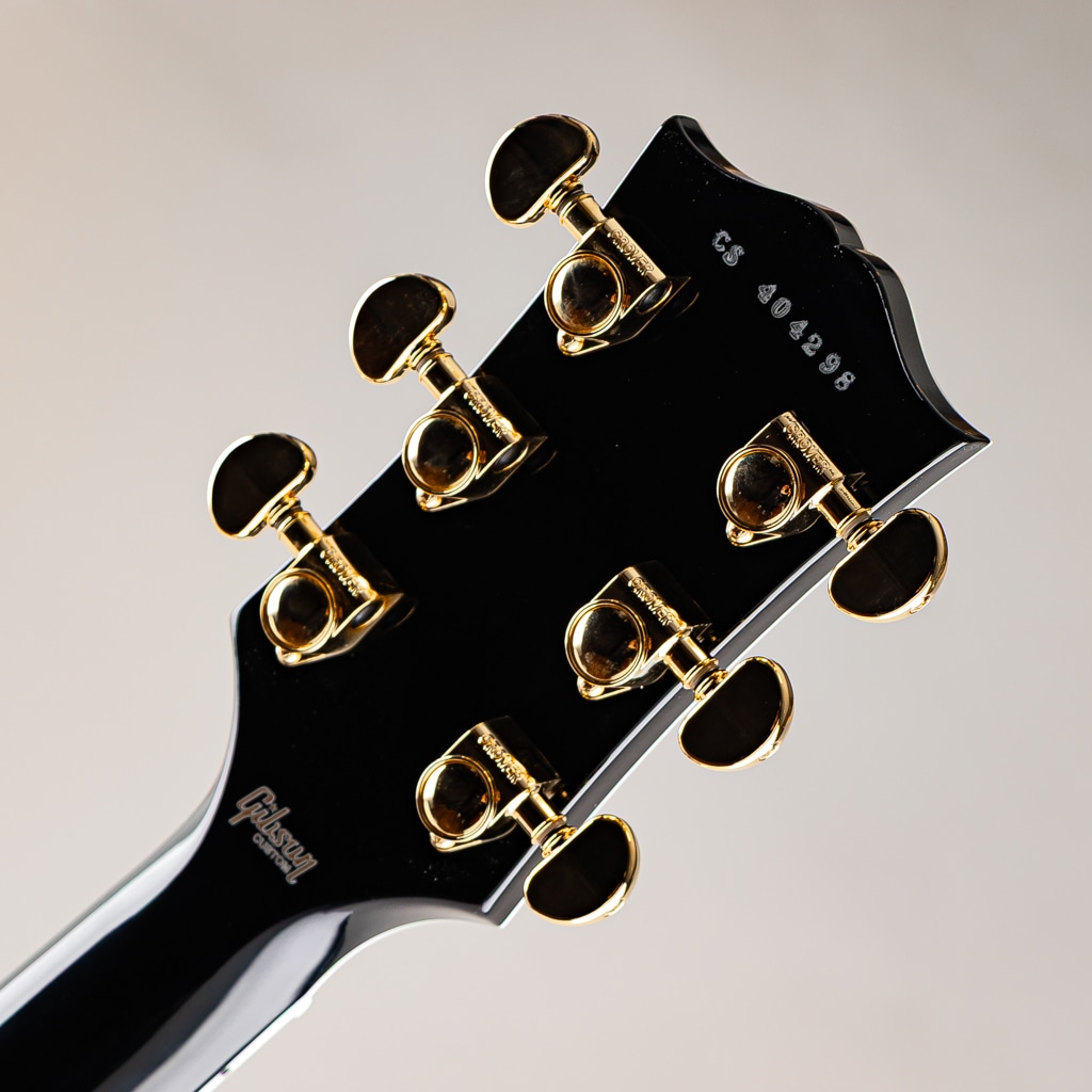 Les Paul Custom Ebony Exposed Zebra PUs Gloss【S/N:CS404298】