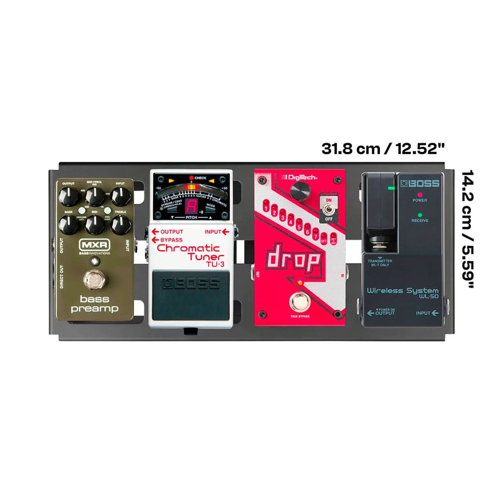 Rockboard DUO 2.0, Pedalboard with Flight Case DUO 2.0 FC DZONE