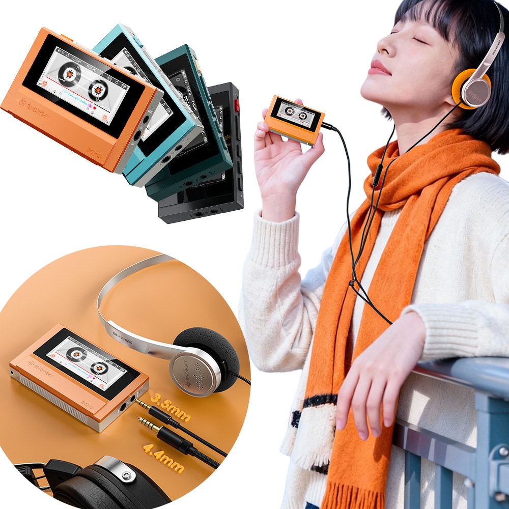 FIIO デジタルオーディオプレーヤー Snowsky ECHO グリーン (FIO-SSECHO-GR) 《ロゴ入りクロスプレゼント》 グリーン DZONE
