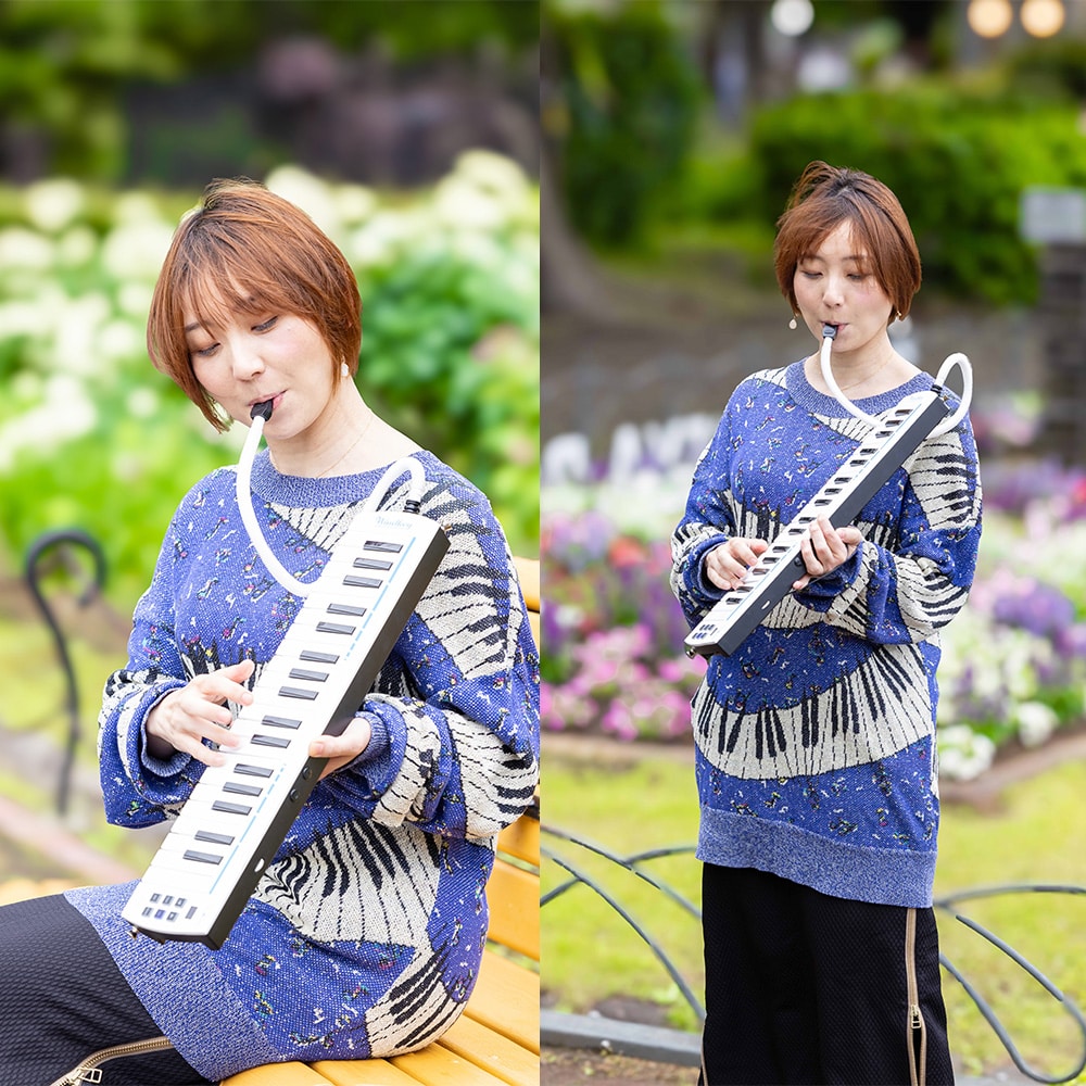 TAHORNG WINDKEY ウィンキー WK37 電子鍵盤ハーモニカ (音色10種) スピーカー内蔵 ヘッドホン/ライン出力搭載