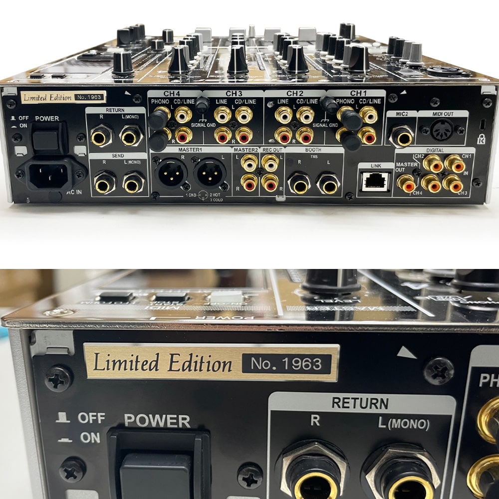 《中古品》 PIONEER DJミキサー DJM-900nexus Platinum Edition ×2台セット (2013年製 / シリアルNO入)