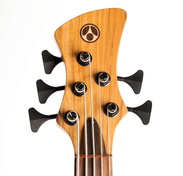Halo 5strings Olive Top & Beeswing Solomon padouk