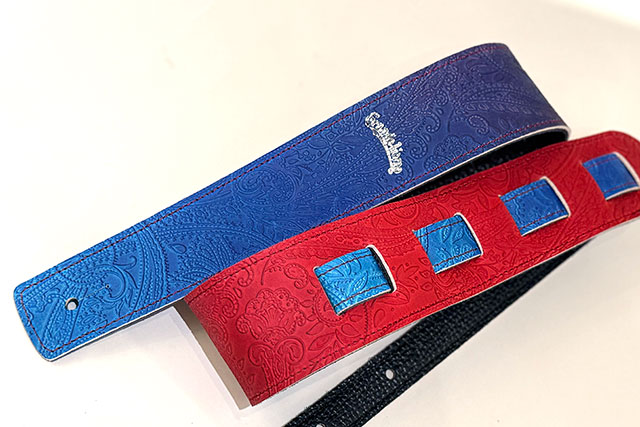 【Special Edition】G-Premium Paisley Slim Blue Red Fade