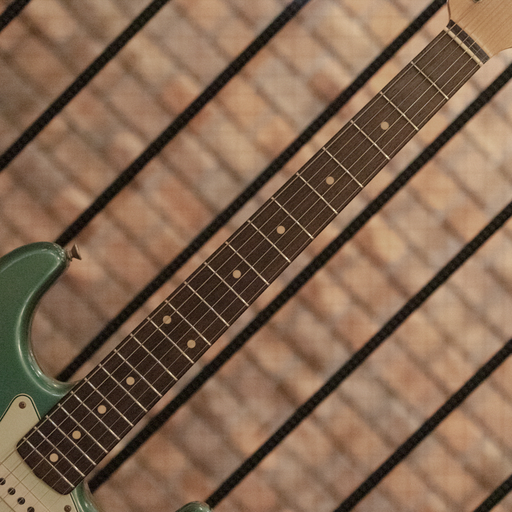 MBS LTD 1960 Stratocaster Relic Brazilian Rosewood FB Sherwood Green Metallic Built by John English / 2006