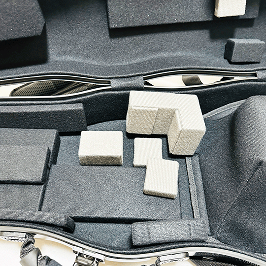 DAC デタッチャブルベルトロンボーン用セミハードケース『NX-BC』オフホワイト ホワイト Low Brass Center