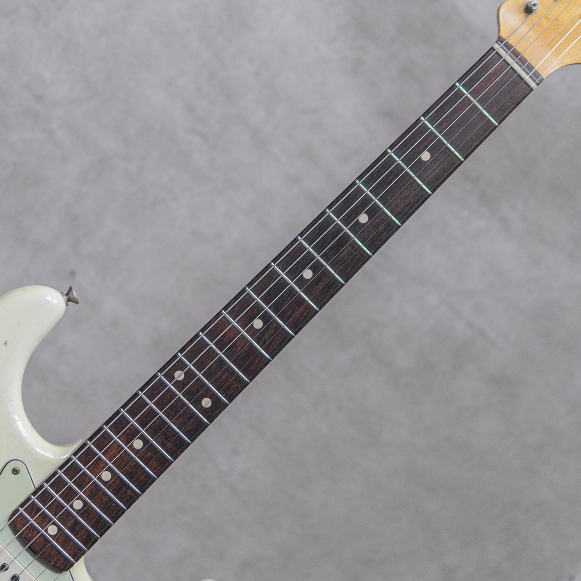MBS LTD 1960 Stratocaster Relic Brazilian Rosewood FB Olympic White Built by Greg Fessler / 2006