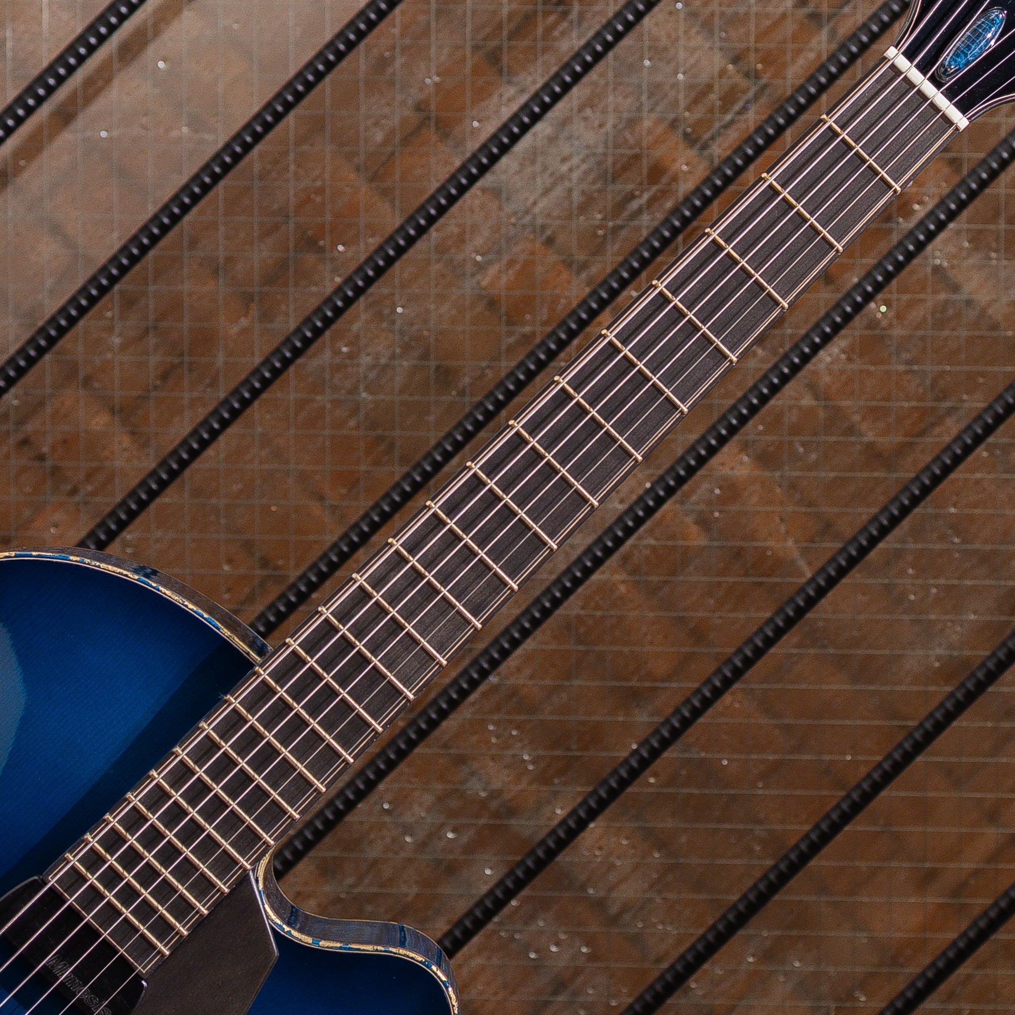 16" Archtop "Blue Gold Leaf"