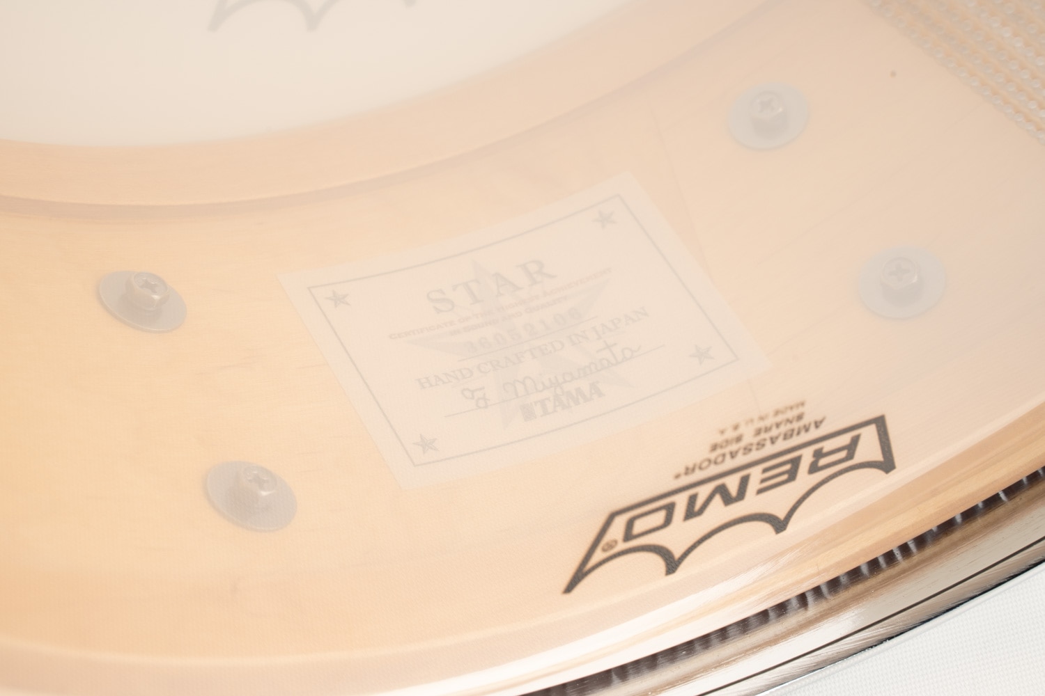TMS1455S SAB Star Maple Snare / Satin Antique Brown